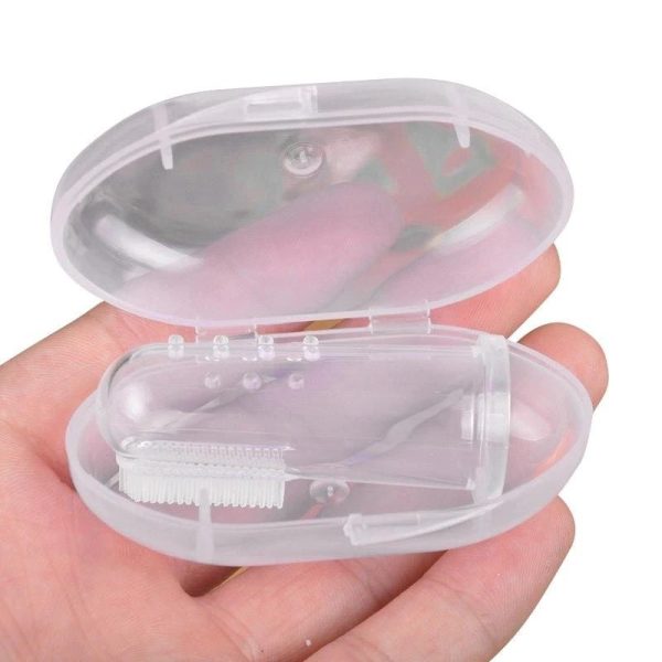 Silicone Finger Sensory Oral brush - Image 3