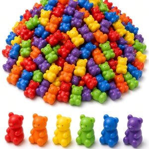Rainbow Counting Bears – 60-Piece Fine Motor & Counting Toy
