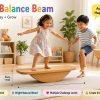 wooden balance beam for kids