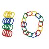 Chain Links for Hand Eye Coordination in Pakistan | Jumbo Plastic Link Toy for Autism (20 Pcs) - Image 2