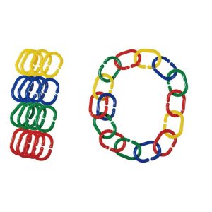 Chain Links for Hand Eye Coordination in Pakistan | Jumbo Plastic Link Toy for Autism (20 Pcs)